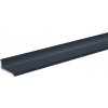AP49 ukončovacia lišta samolepiaca ACARA, hliník lakovaný antracit, 10 mm, 2,7 m