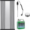 CERANO - Kúpeľňový elektrický radiátorový set Maximus - 600W - čierna matná - 1510x740 mm CER-680514