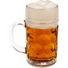 XL sklenený krígeľ na pivo, 1L