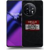 Picasee silikónový čierny obal pre OnePlus 11 5G - HELLO 404
