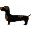 PafDog Jezevčík Tony Hračka pro psy z kůže a juty 26cm