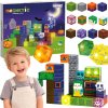 Woopie magnetické svietiace kocky Halloween 63 ks