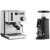 Rancilio Silvia BC + Eureka Atom W 65 Casa, black