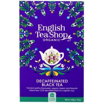 ENGLISH TEA SHOP čaj Čierny bez kofeínu 20 vrecúšok