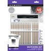 Sada na kreslenie SKETCHING SET 40 ks