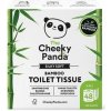 Toaletný papier, bambusový, 3-vrstvový, malý kotúč, 48 kotúčov, CHEEKY PANDA, biely, 40kotúč