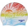 Speedo Slogan Print Cap Volcanic Orange Sunset