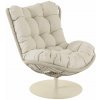 di volio záhradné kreslo otočné Salo béžový