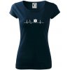 EKG rescue - Dámske tričko Pure - 3XL ( Tmavomodrá (veľmi tmavá - skoro čierna) )
