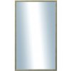 DANTIK - Zrkadlo v rámu, rozmer s rámom 60x100 cm z lišty Y-ka žltá linka (3127)