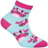 Dievčenské ponožky Kraby tyrkysová