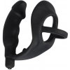 Black Velvets Cock Ring with Vibration