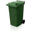 TBA Plastové obaly s.r.o. Plastová popolnica 240l, zelená