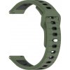 PROTEMIO 111857 SPORTY Vymeniteľný silikónový remienok Garmin Vivoactive 6 tmavozelený