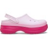 Unisex nazúvacia obuv Crocs, CLASSIC STACKED CLOG Ružová, 41/42