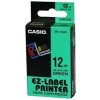 páska CASIO XR-18GN1 Black On Green Tape EZ Label Printer (18mm) (XR-18GN1)