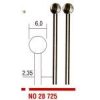 Proxxon Micromot Proxxon frézy stopkové 6,0 mm/ 2ks guľa 28725