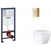 Grohe Rapid SL - Set predstenovej inštalácie, klozetu, dosky SoftClose a tlačidla Skate Cosmopolitan, Cool Sunrise SANI11BB4132