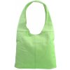Barebag dámska shopper kabelka cez rameno svetlo zelená