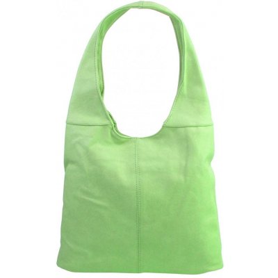 Barebag dámska shopper kabelka cez rameno svetlo zelená