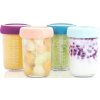 Babymoov Bowls Glass miska s viečkom Glass 4x220 ml