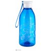 FORCE Drop Tourist fľaša, 0.6 l, transparentná/modrá