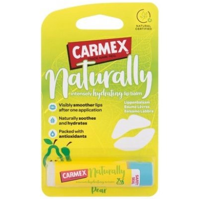 Carmex Naturally Pear Lip Balm - Balzam pre intenzívnu hydratáciu pier 4,25 g - Pear