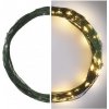 Emos D3AW04 vianočná nano reťaz 7,5m 75 LED | 2,4W | IP44 - teplá biela, časovač, zelená