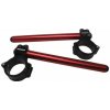 ACCOSSATO Pair of raised clip-on ACCOSSATO CP004 + 20 mm 10 degrees inclination, red