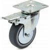 Pro-Tech Tools Koliesko na vozíky PP TPR 75x25 mm otočné s brzdou N132075DB
