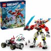 LEGO® DREAMZzz™ 71497 Cooperov tigrí robot a Zerov hot rod