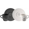 Villeroy & Boch Sada šálok na kávu s tanierikmi Manufacture Rock Mickey Mouse 4 ks
