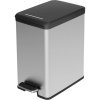 CURVER SLIM BIN 25 l Odpadkový kôš, strieborný 02339-582