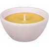 svíčka proti hmyzu 370g, 15*7cm, CITRONELLA, 1ks, bílá