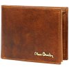 Pierre Cardin TILAK110 324 hnedá pánska kožená peňaženka 11,5 x 9,5 cm