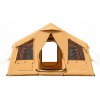 SucceBuy Nafukovací Stan 8-12 Osôb Z 2 Svetielka Stan Biwakový Žltý