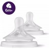 Avent Philips cumlík Natural Response 6 na kašu 2 ks transparentni Cumlík