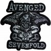 Avenged Sevenfold Deathbat Banner Cut-Out Nažehlovačka