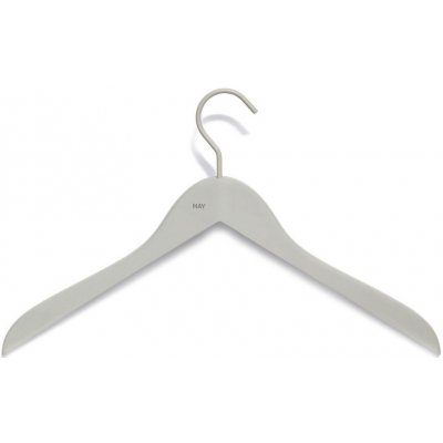 Hay Soft Coat Hanger Slim Grey 4ks