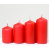 Adventné postupné sviečky červené