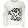Cavalli Class biela mikina bez zipsu čierna biela 8054323855009
