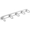 LANBERG 19'' PANEL PRO SPRÁVU KÁBLOV 5 KRÚŽKOV - TYP B 1U ŠEDÝ AK-1205-S