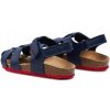 Geox detské sandále z ekologickej kože, modré veľkosť 26
