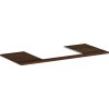 Hansgrohe Xelu Q doska na skrinku 118x55 cm orech 54111630