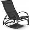 Blumfeldt Beverlywood, záhradné lehátko, hojdacie kreslo, hliník, čierne (GDMC2-Berverlywd-BL)