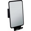 Wenko Quadro Black Kozmetické s vešiakom zrkadlo