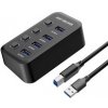 PremiumCord USB 3.2 Superspeed HUB 4-portový s vypínači portů ku3hub4g