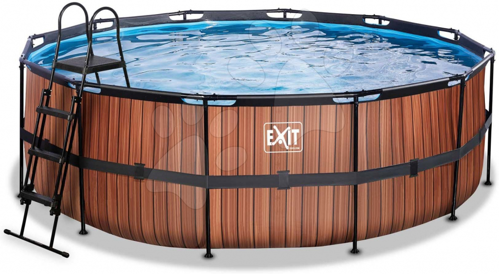 Exit Toys Wood pool Bazén s filtráciou 427x122 cm