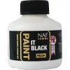 NAF Paint it černý a bezbarvý lak na kopyta Clear 250 ml