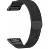 ESES 1530000761 - Milánský ťah pre Garmin Fenix 3/5X/5X Sapphire/3 HR/5X plus čierny